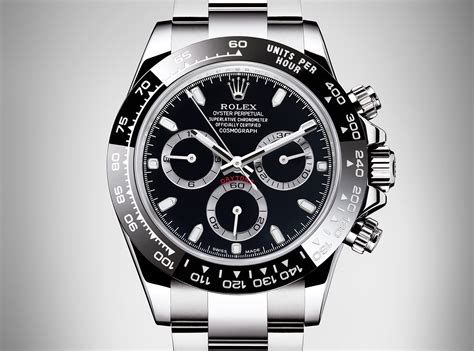 new daytona rolex cosmograph white face black ceramic bezel|steel rolex daytona 126500.